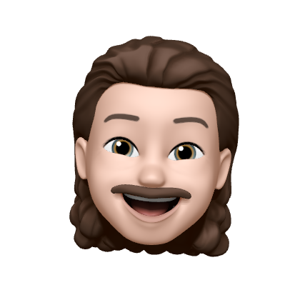 Memoji of Jay Maxwell smiling