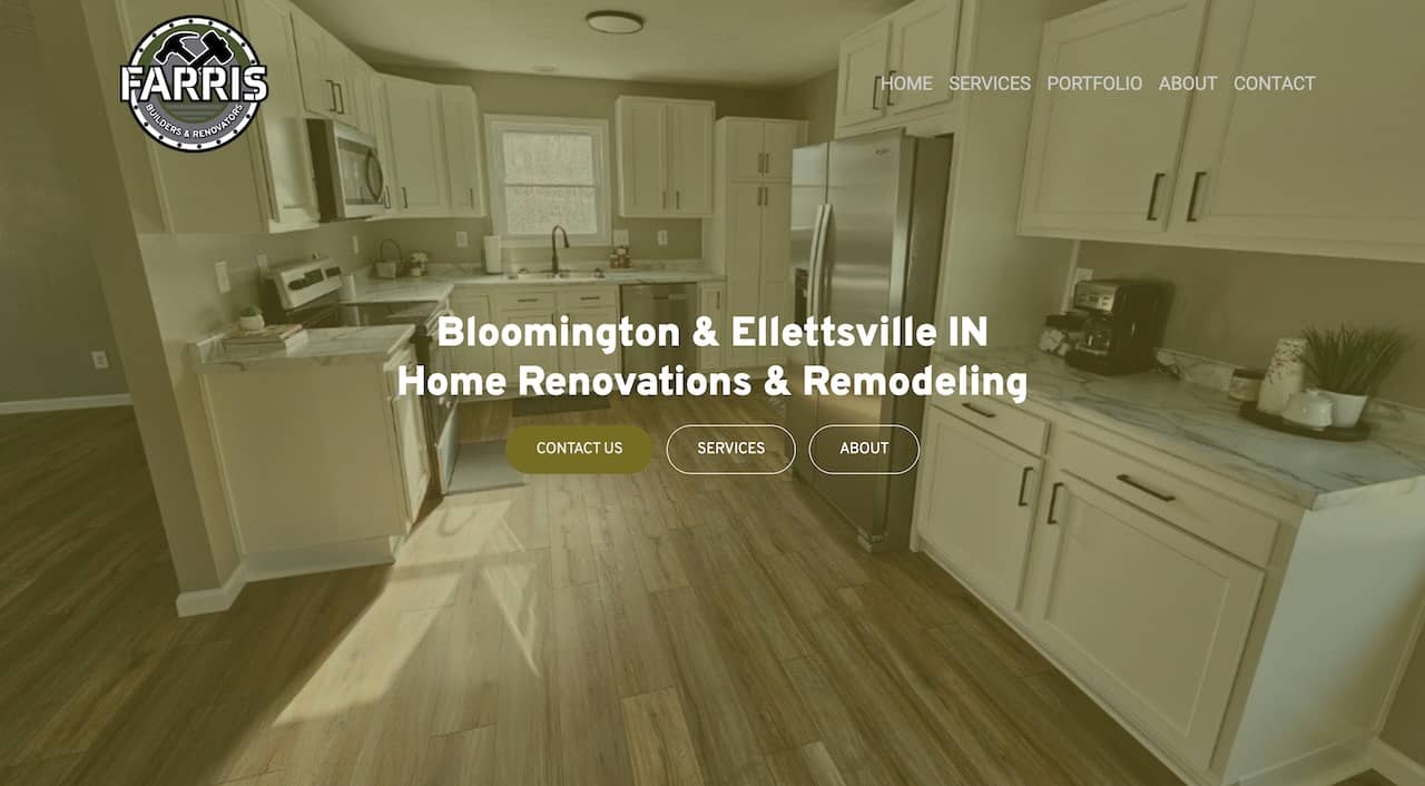 Hompage of bloomingtonimplantdentist.com